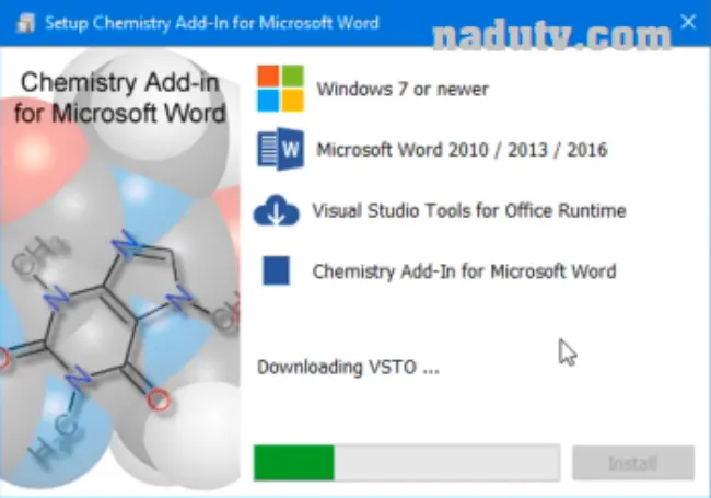 Viết công thức hóa học trong Word với Chem4Word v3.0.36 4 Chem4Word 4