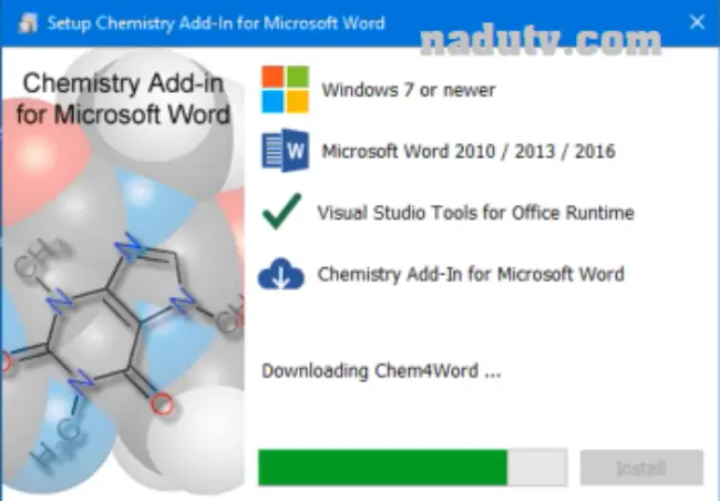 Viết công thức hóa học trong Word với Chem4Word v3.0.36 6 Chem4Word 6