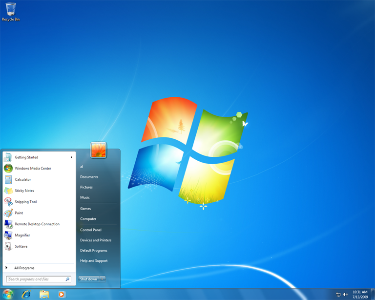 Hệ điều hành windows 7