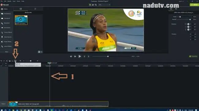 Cắt ghép video trong Camtasia hướng dẫn chi tiết 4 Cắt ghép video trong Camtasia hướng dẫn chi tiết