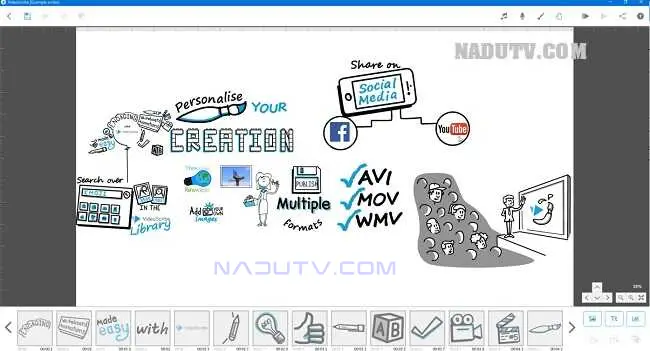 Phần mềm làm video thuyết trình Sparkol Videoscribe Pro v3.7.3103 (x64) 3 Phần mềm Làm video thuyết trình Sparkol Videoscribe Pro