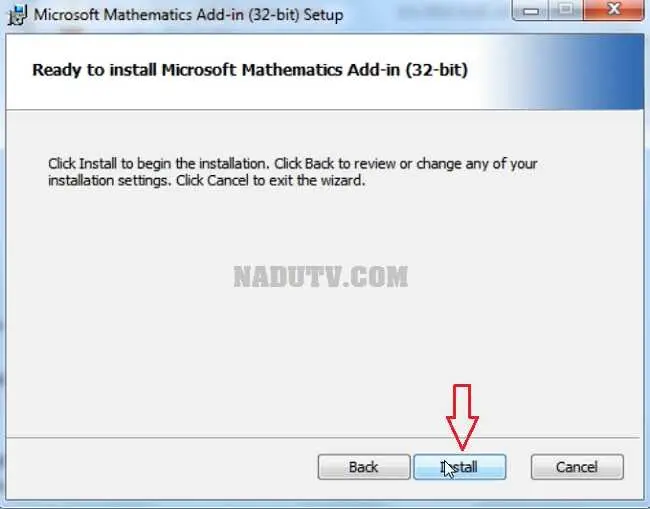 microsoft mathematics add in 5