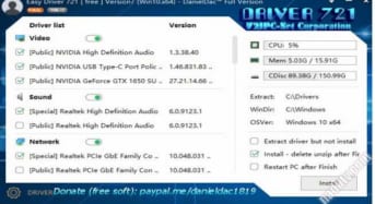 Easy Driver Pack 7.21.509.5 (x86/x64) update 19/6/2021