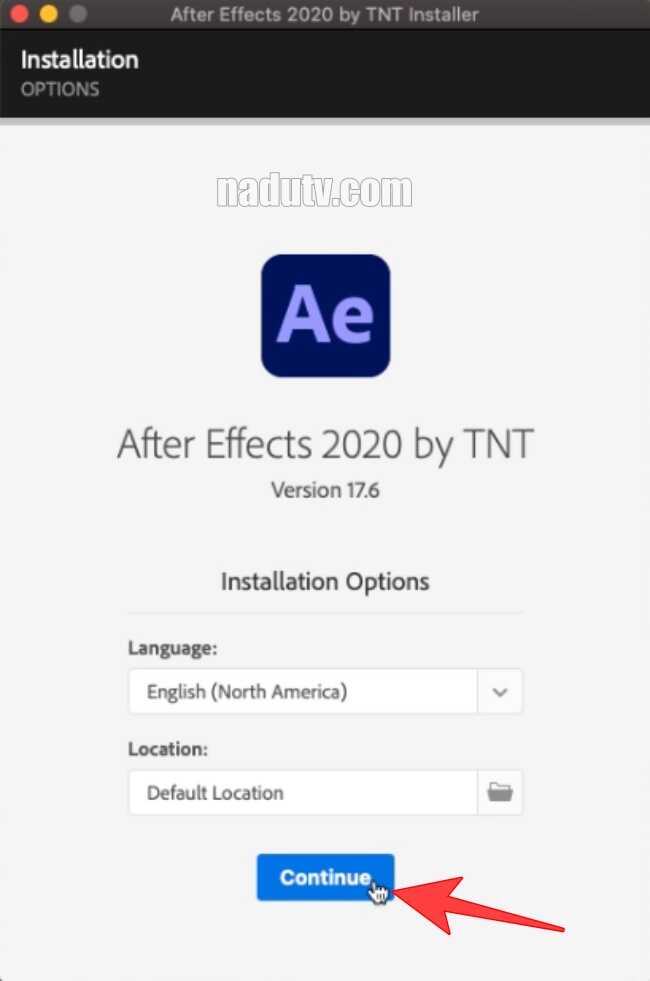 After Effects 2020 cho MacOs