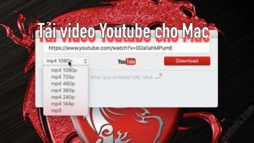 Tải video trên YouTube cho Mac