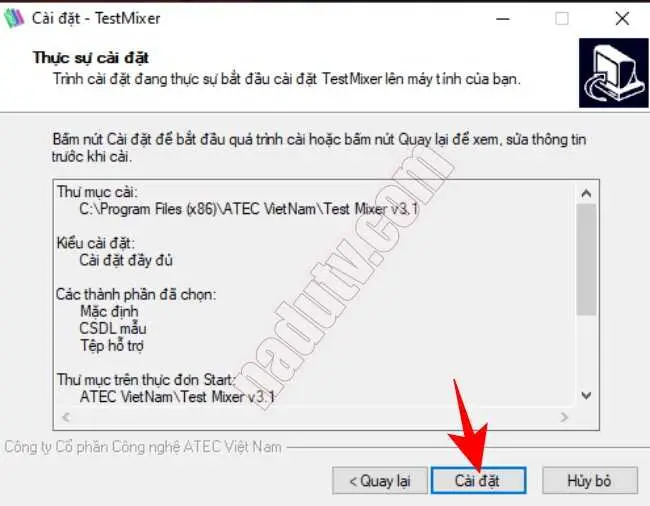 Phần mềm trộn đề thi TestMixer