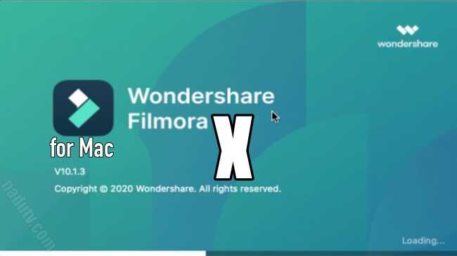 Wondershare Filmora X Cho MacOS