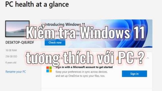 Phần mềm kiểm tra Windows 11 có tương thích với máy tính?