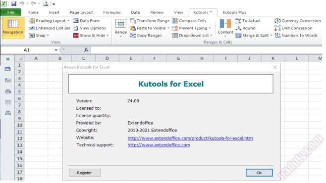 Tiện ích Excel Add-on