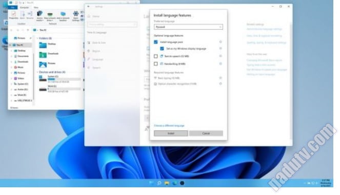 Windows 11 lite Build 21996.1 Pre-activated 