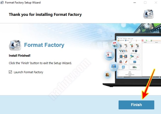 Chuyển đổi video và âm thanh bằng phần mềm Format Factory