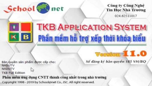 Phần mềm tạo thời khóa biểu TKB