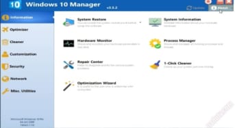 Phần mềm tùy chỉnh Windows 10 Manager