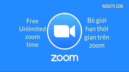 Tăng thời gian học trực tuyến trên phần mềm zoom