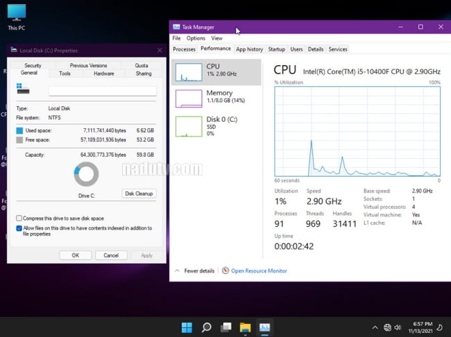 Windows 11 Pro Lite 21H2 (22000.376) 