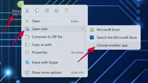 Sửa lỗi mở file không đúng phần mềm mặc định