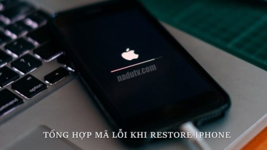 Lỗi thường gặp khi Restore iPhone