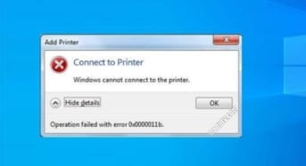 Sửa lỗi cannot connect to printer mã 0x0000011b