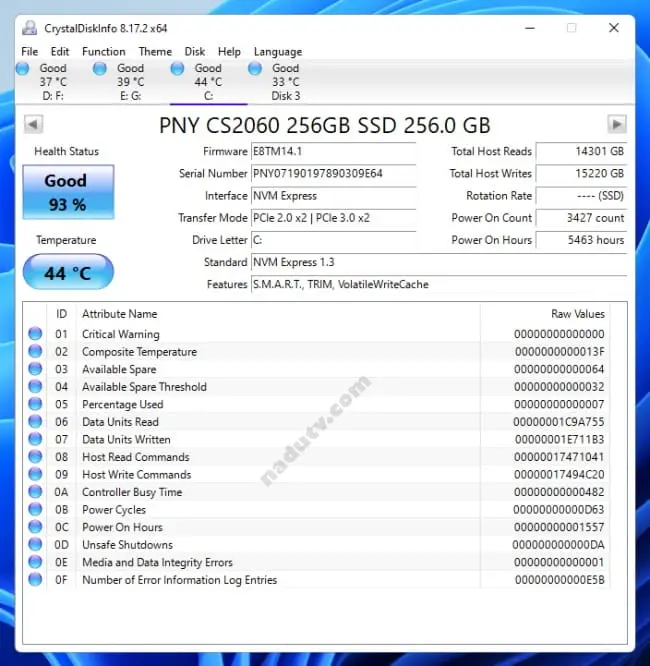 Phần mềm kiểm tra SSD HDD tốt nhất hiện nay 1 Phần mềm kiểm tra SSD HDD tốt nhất hiện nay