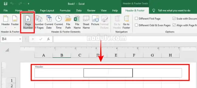 Cách đánh số trang trên Excel 6 Cách đánh số trang trên Excel
