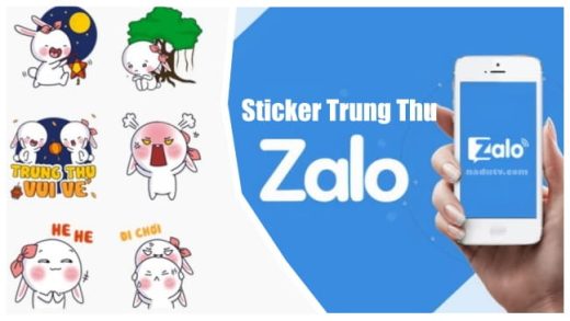 sticker trung thu tren zalo bg