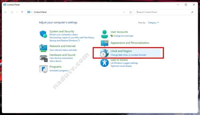 Đổi dấu phẩy thành dấu chấm trong Excel win 11 2 Đổi dấu phẩy thành dấu chấm trong Excel win