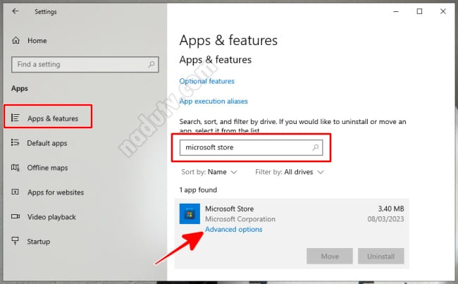Không tải được ứng dụng trên Microsoft Store