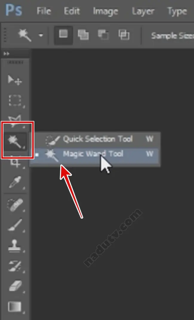 Tách hình nền trong Photoshop bằng Magic Wand Tool