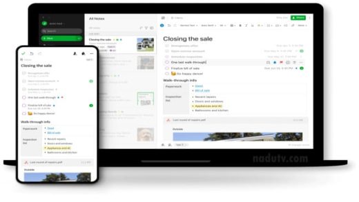 Tạo ghi chú với EverNote
