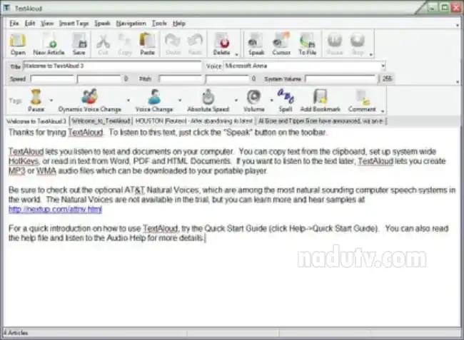 Chuyển văn bản thành giọng nói NextUp TextAloud