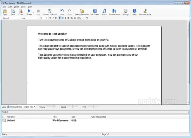 Đọc văn bản bằng giọng nói Text Speaker