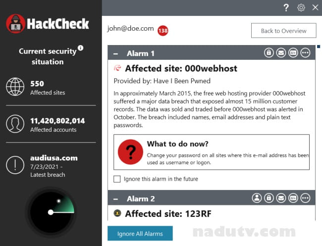 Bảo mật thông tin Abelssoft HackCheck 2023