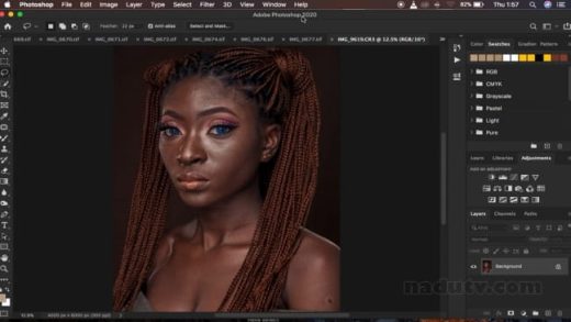 Học chỉnh sửa da trên Photoshop bằng video