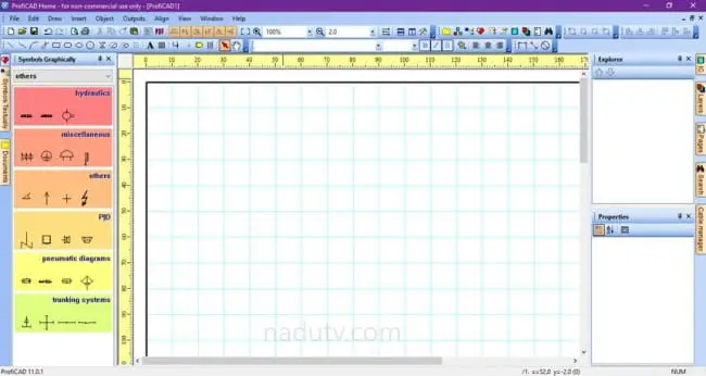 Vẽ sơ đồ điện ProfiCAD