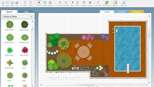 Thiết kế cảnh quan vườn Garden Planner 2D/3D
