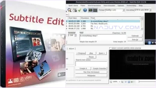 phần mềm Làm phụ đề video Subtitle Edit