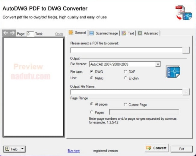 Chuyển đổi PDF sang DWG bằng AutoDWG PDF to DWG Converter Pro 2026 v5.1 1 AutoDWG DWG to PDF Converter