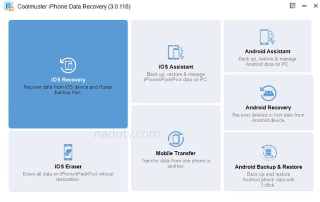 Phục hồi dữ liệu iPhone Coolmuster iPhone data recovery