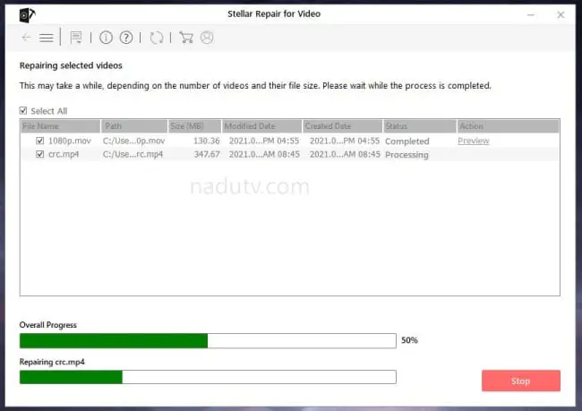 Sửa Video lỗi bằng Stellar Repair for Video