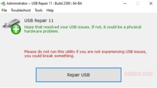 Sửa lỗi USB với USB Repair