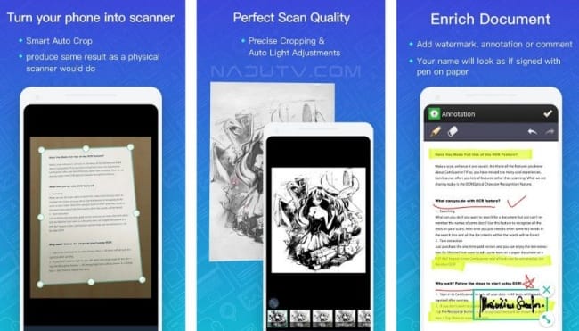 Máy quét Cam Scanner Premium APK cho điện thoại Android