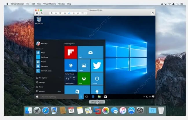 Cài Windows trên Mac VMware Fusion Pro 