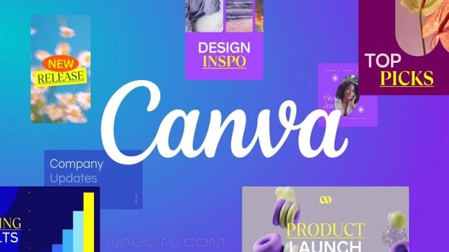 Tài liệu học Canva bằng Video thiết kế hình ảnh