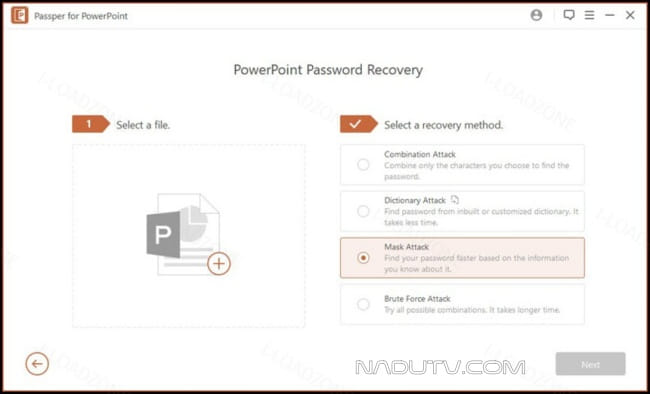 Khôi phục mật khẩu PowerPoint Passper for PowerPoint v4.0.0.4 1 Khôi phục mật khẩu PowerPoint Passper