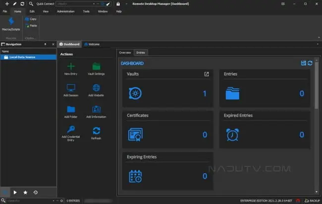 Phần mềm quản lý PC từ xa Remote Desktop Manager