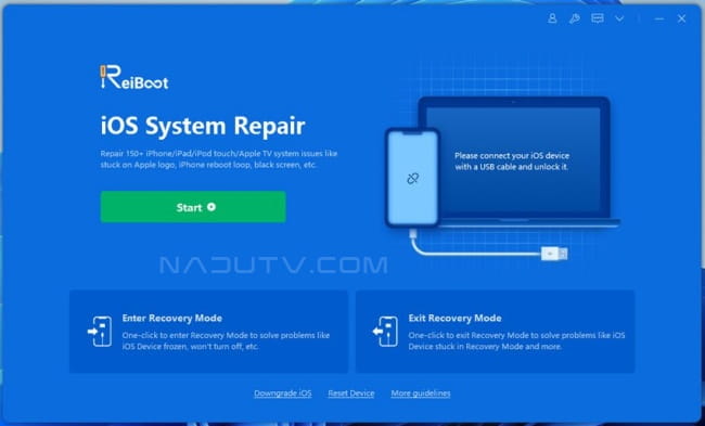 Khôi phục iPhone/iPad/iPod Tenorshare ReiBoot Pro v9.5.3.1 1 Khôi phục iPhone/iPad/iPod Tenorshare ReiBoot Pro