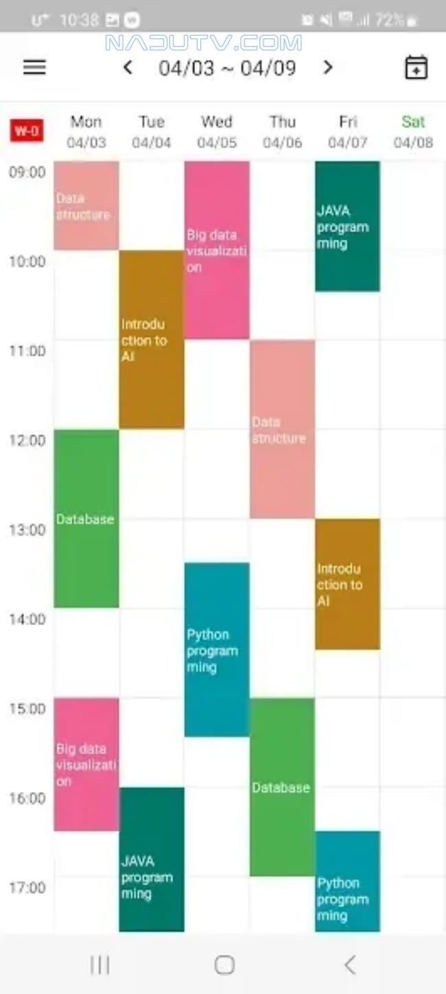 Lập thời gian biểu Class Timetable Lesson Manager Mod Android 1 Lập thời gian biểu Class Timetable Lesson Manager Mod Android