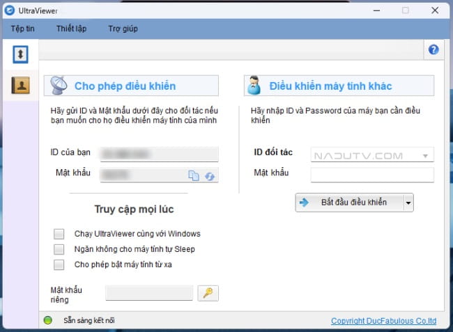 UltraViewer điều khiển máy tính từ xa v6.6.110 1 UltraViewer điều khiển máy tính từ xa