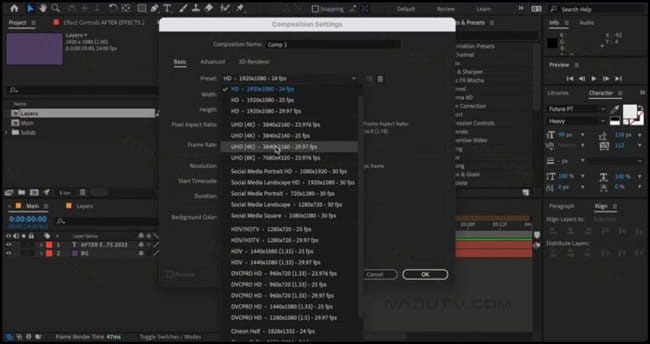 Phần mềm làm Video After Effects 2025