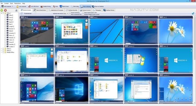 Quản lý hệ thống máy tính Net Monitor for Workers Pro